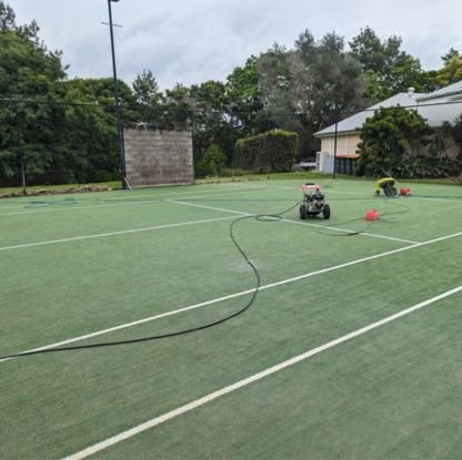 Tennis Artificial Grass installing (4)